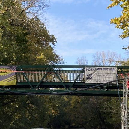 Mise en place de la passerelle avec la société COLAS